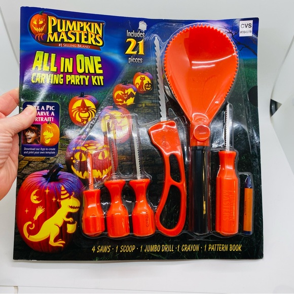 NWT Pumpkin Masters All In One Carving Party Kit - Picture 3 of 3